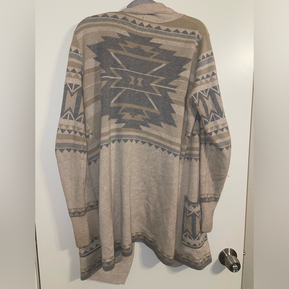 Ruby Moon Aztec Patterned Cardigan - Picture 6 of 7